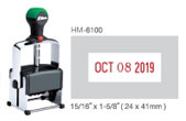HM-6100 - HM-6100 Heavy Duty Self-Inking Dater