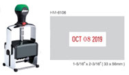 HM-6106 - HM-6106 Heavy Duty Self-Inking Dater 