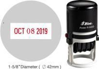 R-542D - R-542D Self-Inking Dater-1-5/8 in Dia.